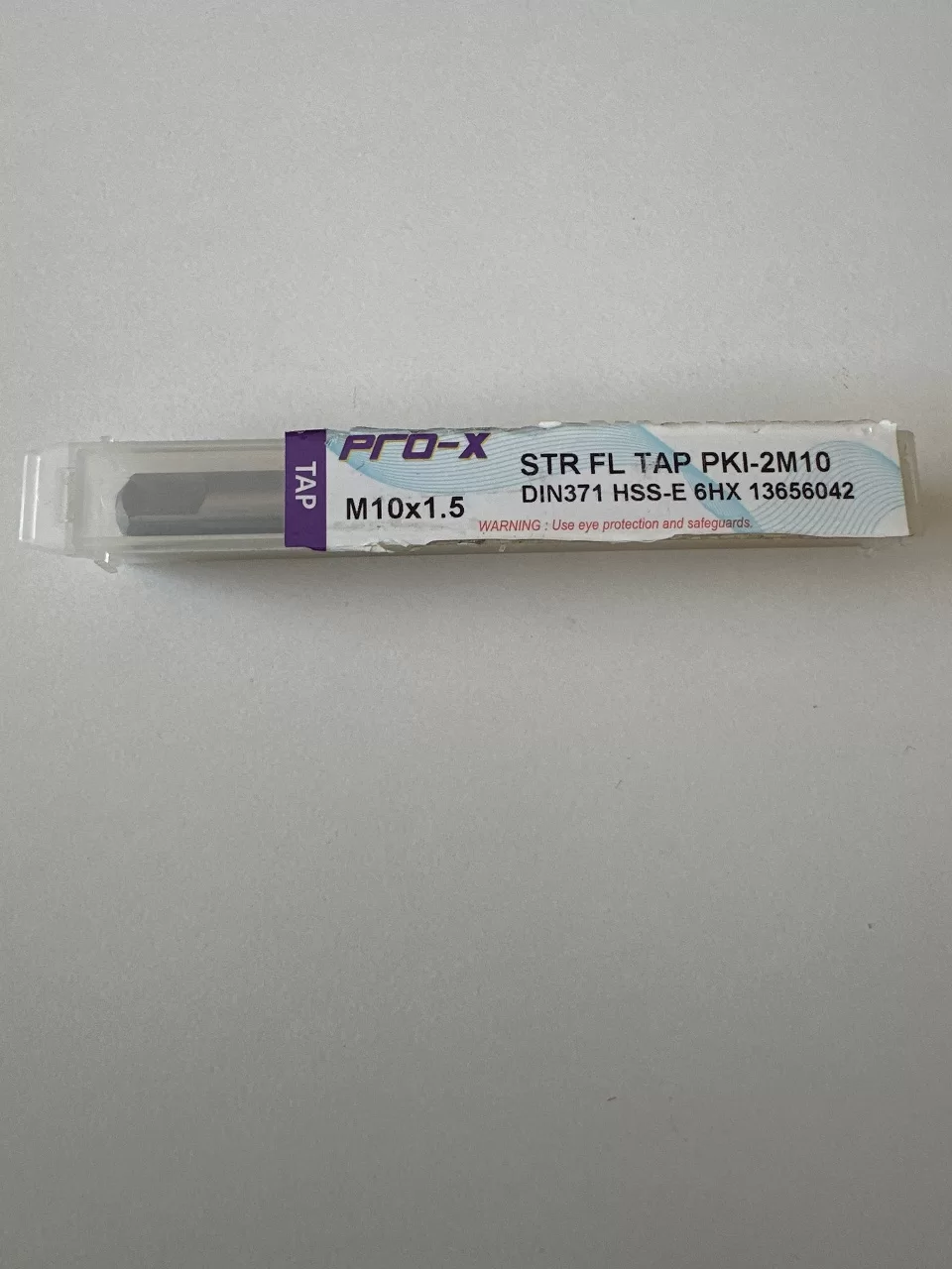 M10X1.5X6HXX100.0 · Düz Makine Kılavuzu (DIN371 / HSS-E) ürün fotoğrafı